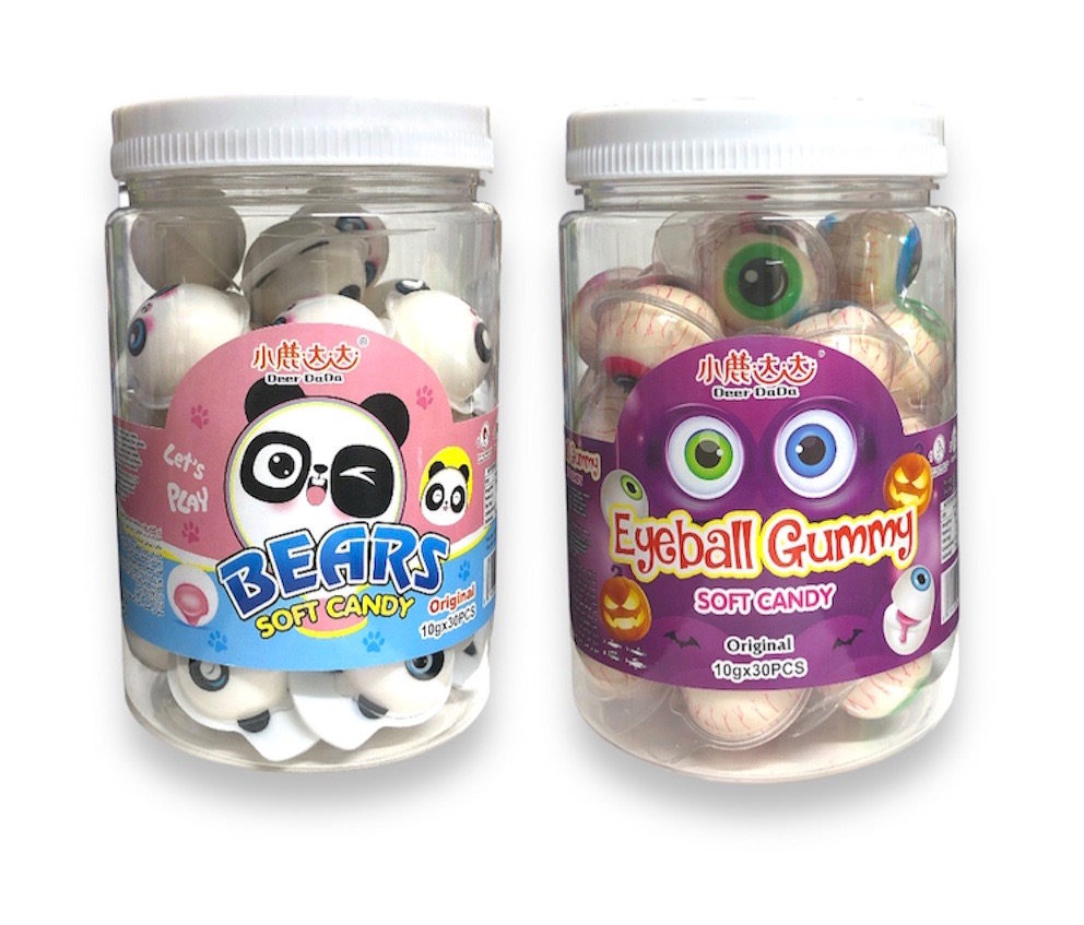 (FOOD) BEARS SOFT CANDY AYEBALL SOFT CANDY 2 PCS ASSORTED (2 X 300 G)