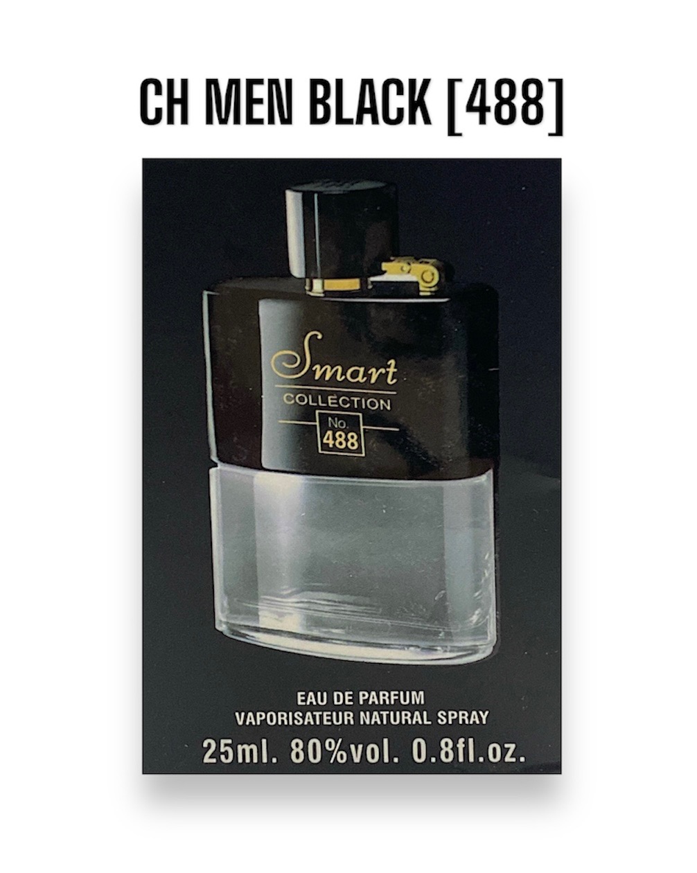 25ML SMART COLLECTION CH MEN BLACK [488]