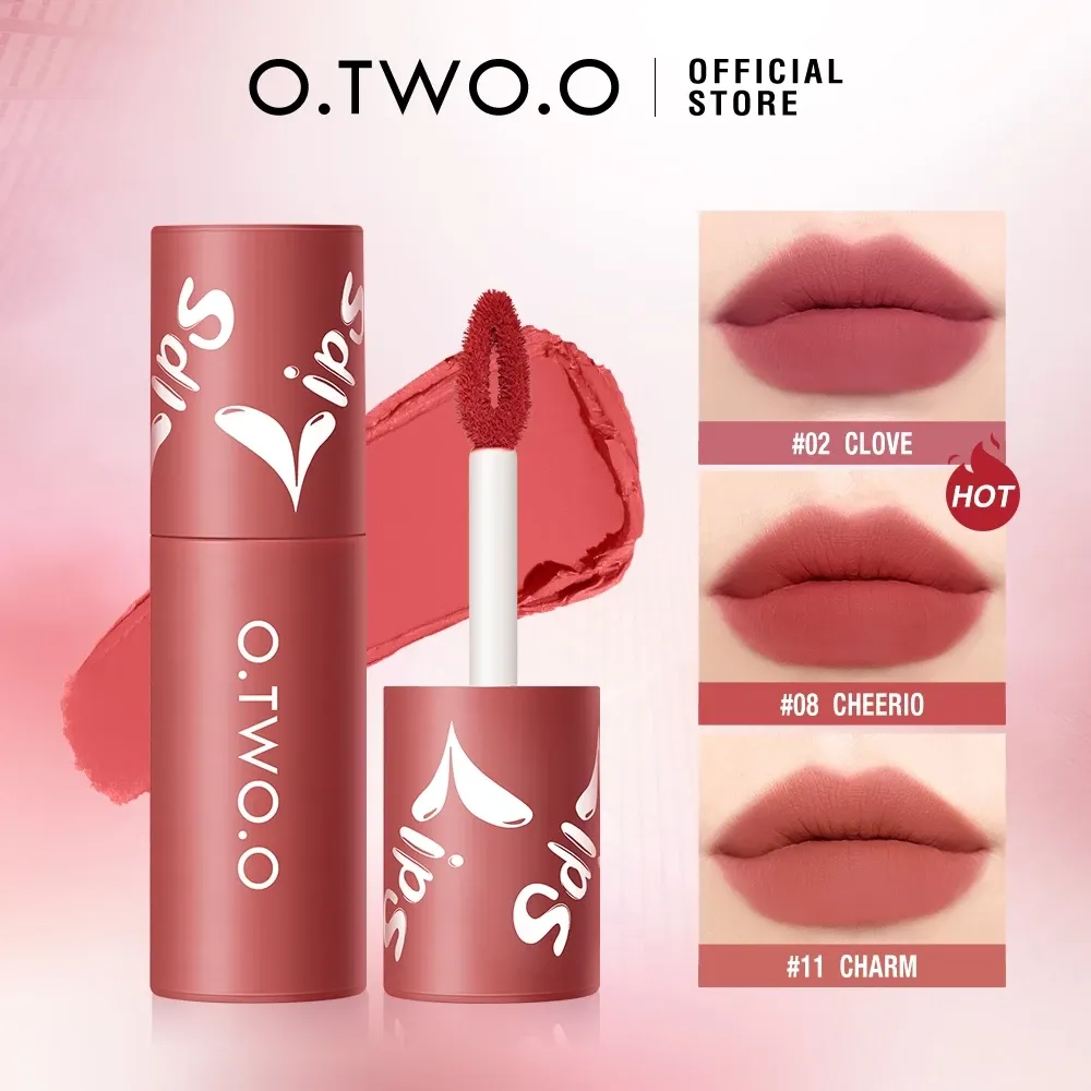 O.TWO.O VELVET MATTE LIP TINT & CHEEK MUD