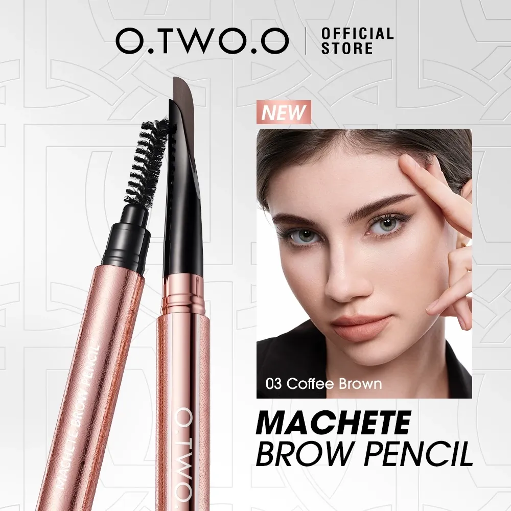 O.TWO.O Sculpting Machete Eyebrow Pencil Waterproof Long Lasting Create Silky Wild Eye brow Makeup