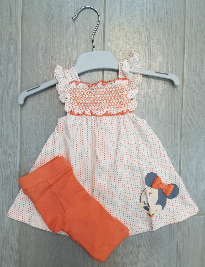 PM Girls Dress And Pants Set (3 to 12 Months)