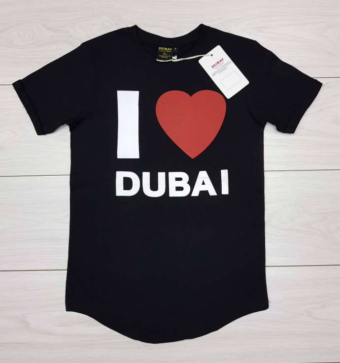 DUBAI Mens T-Shirt (NOVO) (BLACK) (S - M - L - XL)