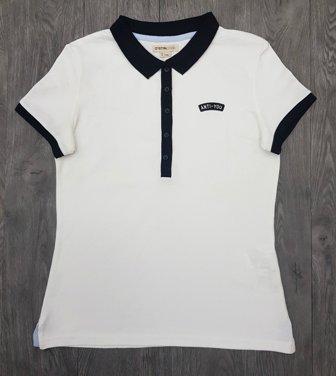 OSTIN Ladies T-Shirt (WHITE) (XS - L) 