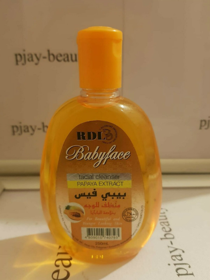 RDL RDL BABY FACE Facial cleancer Papaya Extract(250ml)(MA)(CARGO)