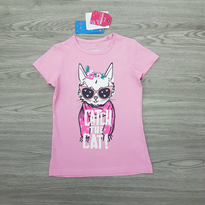 FUTURINO Girls T-Shirt (PINK) (8 to 13 Years)