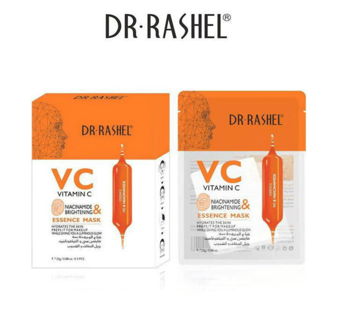 DR-RASHEL vitamin C essence mask (EACH PACK 5 PCS)(MA)