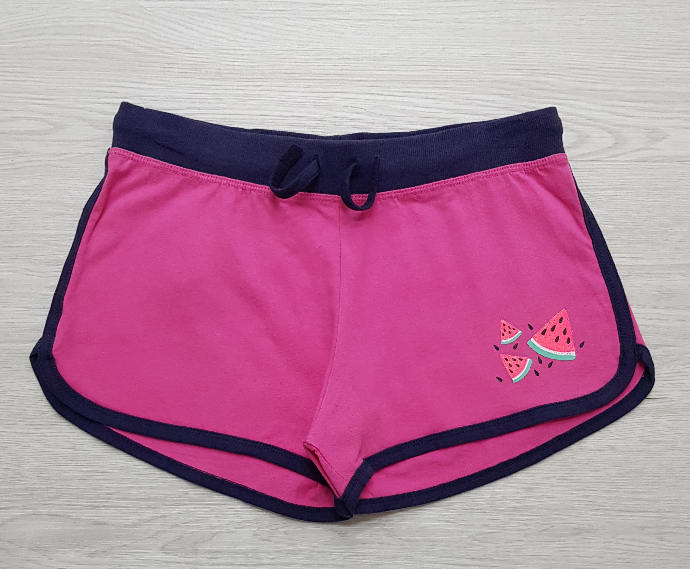 Y.F.K Girls Shorts (PINK - NAVY) (10 to 12 year)