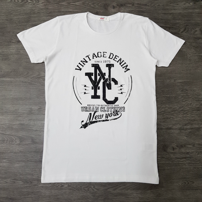 CASTRO Mens T-Shirt (WHITE) (S - L - XXL)