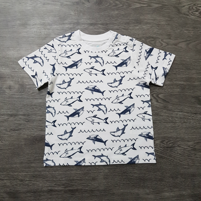 LUPILU Boys T-Shirt (WHITE) (18 Months to 6 Years)