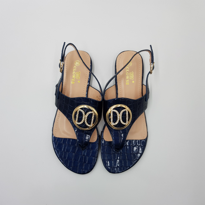 CLOWSE Ladies Sandals Shoes (NAVY) (36 to 41)