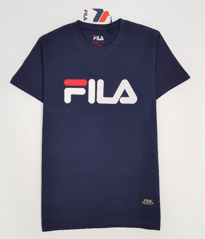 FILA Mens T-Shirt (NAVY) (S - M - L - XL)