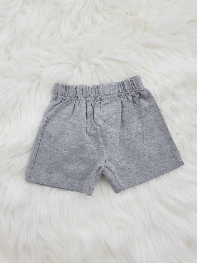 BASIC Boys Short (GRAY) (3 Months TO 36 Months)