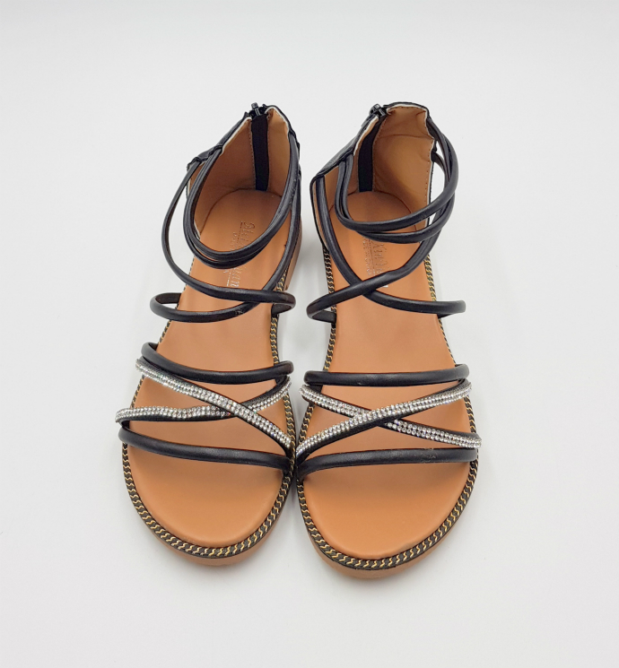 MEIXIN YUAN Ladies Sandals Shoes (BLACK) (36 to 40)