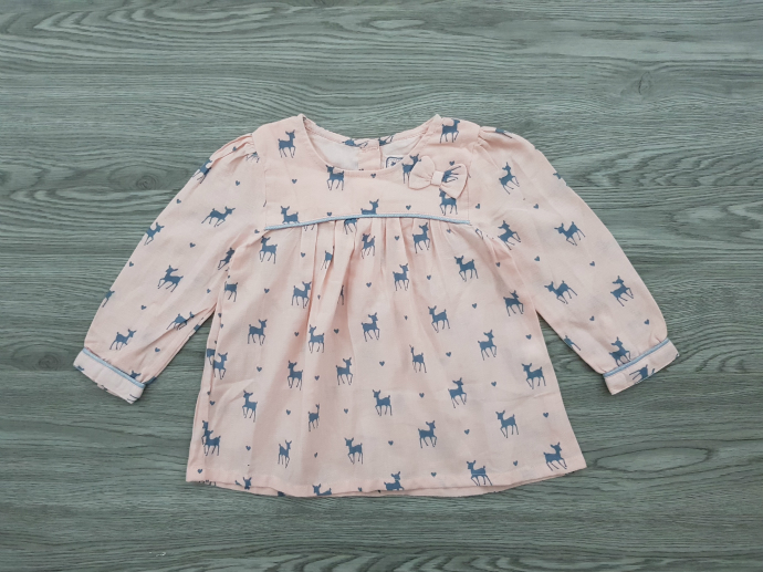 YOUNG DIM ESION Girls Bloues (LIGHT PINK) (12 to 36 Month)