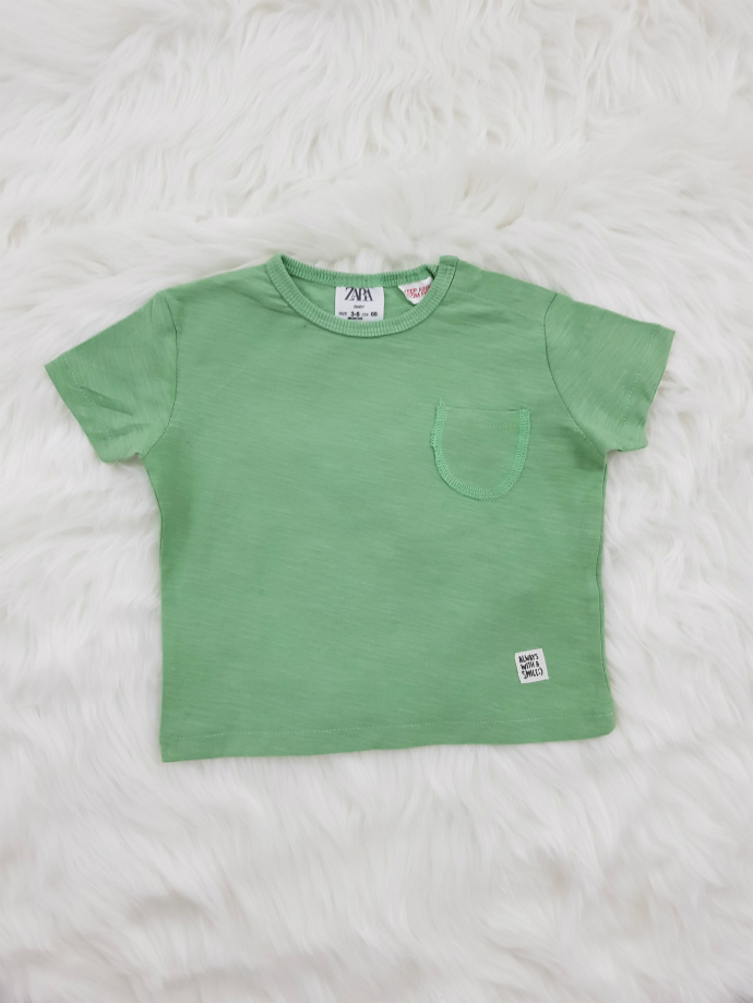ZARA Boys T-shirt (GREEN) (3-6 Months To 3-4 Years)
