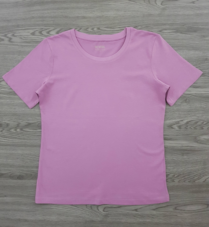 DAILY NATURAL Ladies T-Shirt (PURPLE) (L)