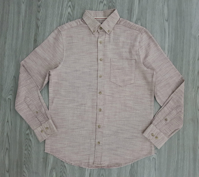 LC WAIKIKI Mens Sleeve Shirt (LIGHT BROWN) (S - M - L - XL)