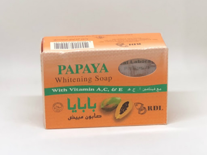 Papaya Rdl  Whitening Soap With Vitamin A,C And E(135g) (MA) (CARGO)