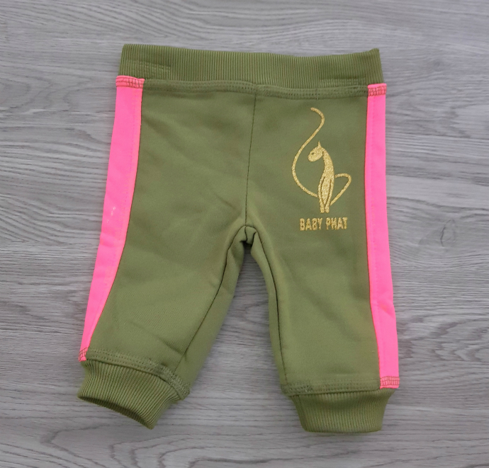 BABY PHAT Girls Pants (OLIVE) (3 to 6 Years)