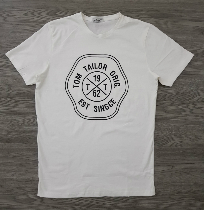 TOM TAILOR Mens T-Shirt (WHITE) (S - M)