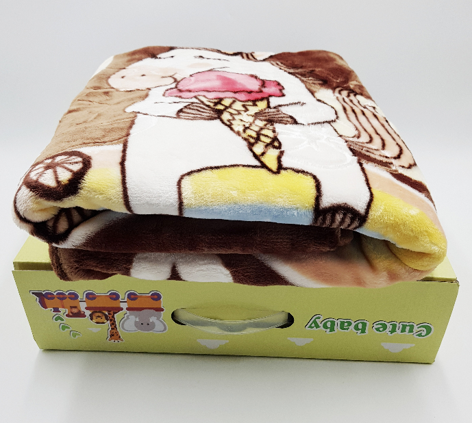 COMPOSITION Baby Blanket (BROWN) (100 / 120 CM) (FRH)
