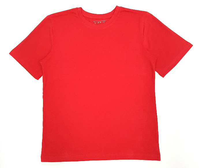 SIMPLY STYLED Boys T-shirt (RED) (4 to 16 Years)