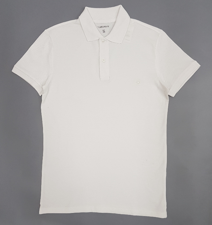 TERRANOVA Mens Polo Shirt (WHITE) (XS - S - M - L - XL - 2XL)