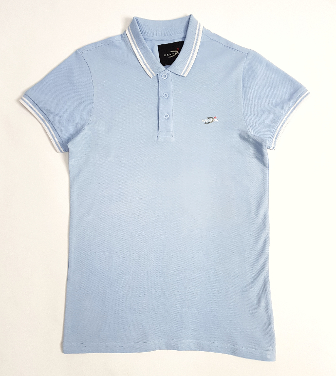 DAVYSON Mens Polo Shirt  (LIGHT BLUE) (S - M - L - XL - XXL)