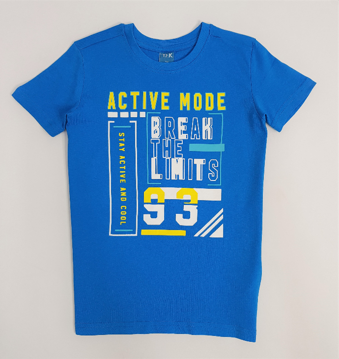 YFK Boys T-Shirt (BLUE) (7 to 14 Years)