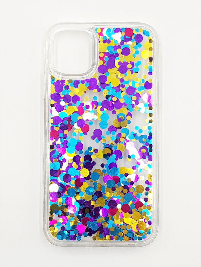 Mobile Cover (BLUE - PURPLE - YELLOW) (IP-11)
