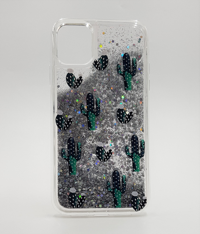 Mobile Cover (GRAY - GREEN) (IP-11 6.1)
