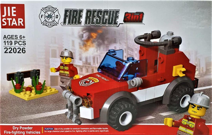 Fire Rescue 3IN1 (RED) (GM)