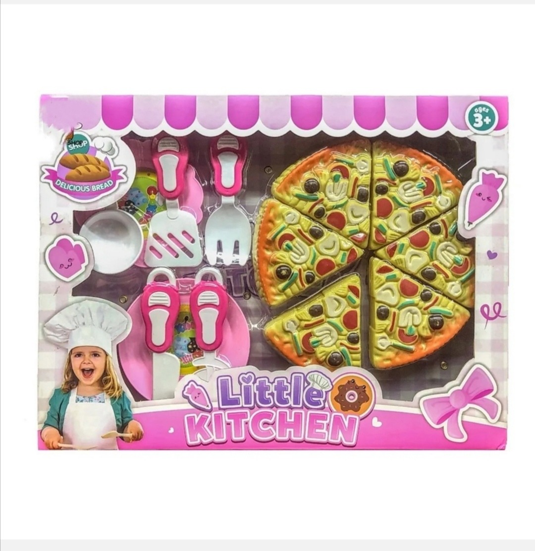 Cooking Game Pizza Little Kitchen Toy for Girl