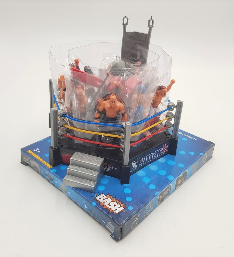 Joom Wrestling Toys for Kids WWE Action Figures Elite Wrestlers Warriors Undertake Ring & Fun Miniature Toys
