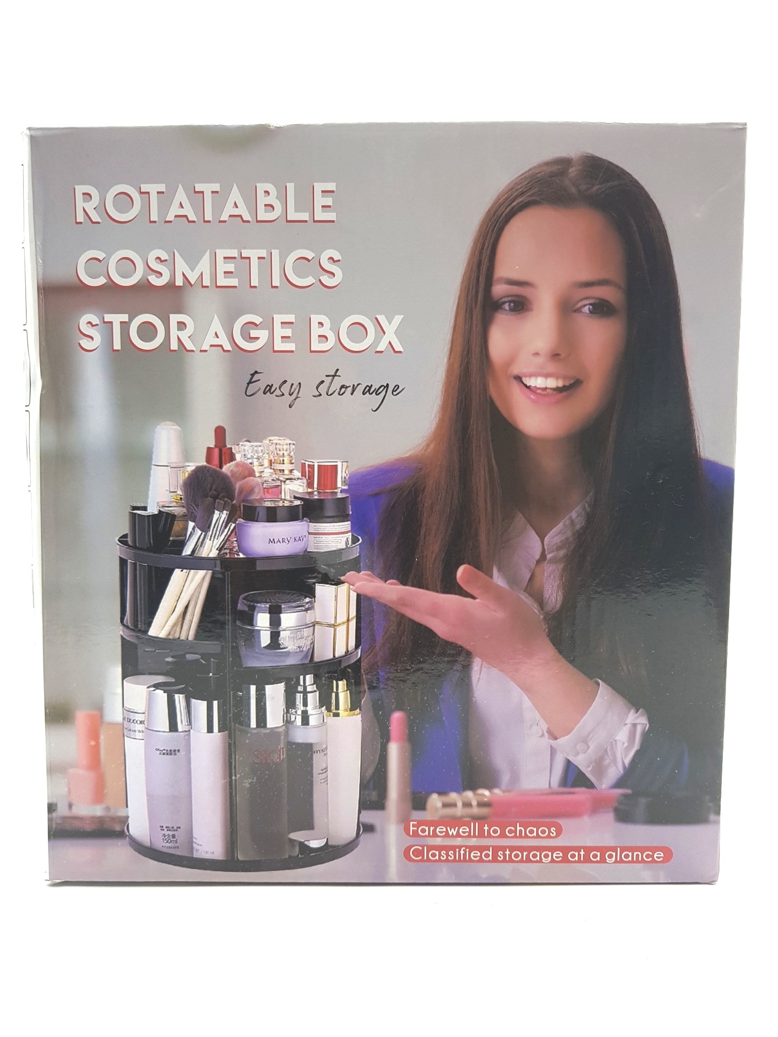 Rotatable Cosmetics Storage Box