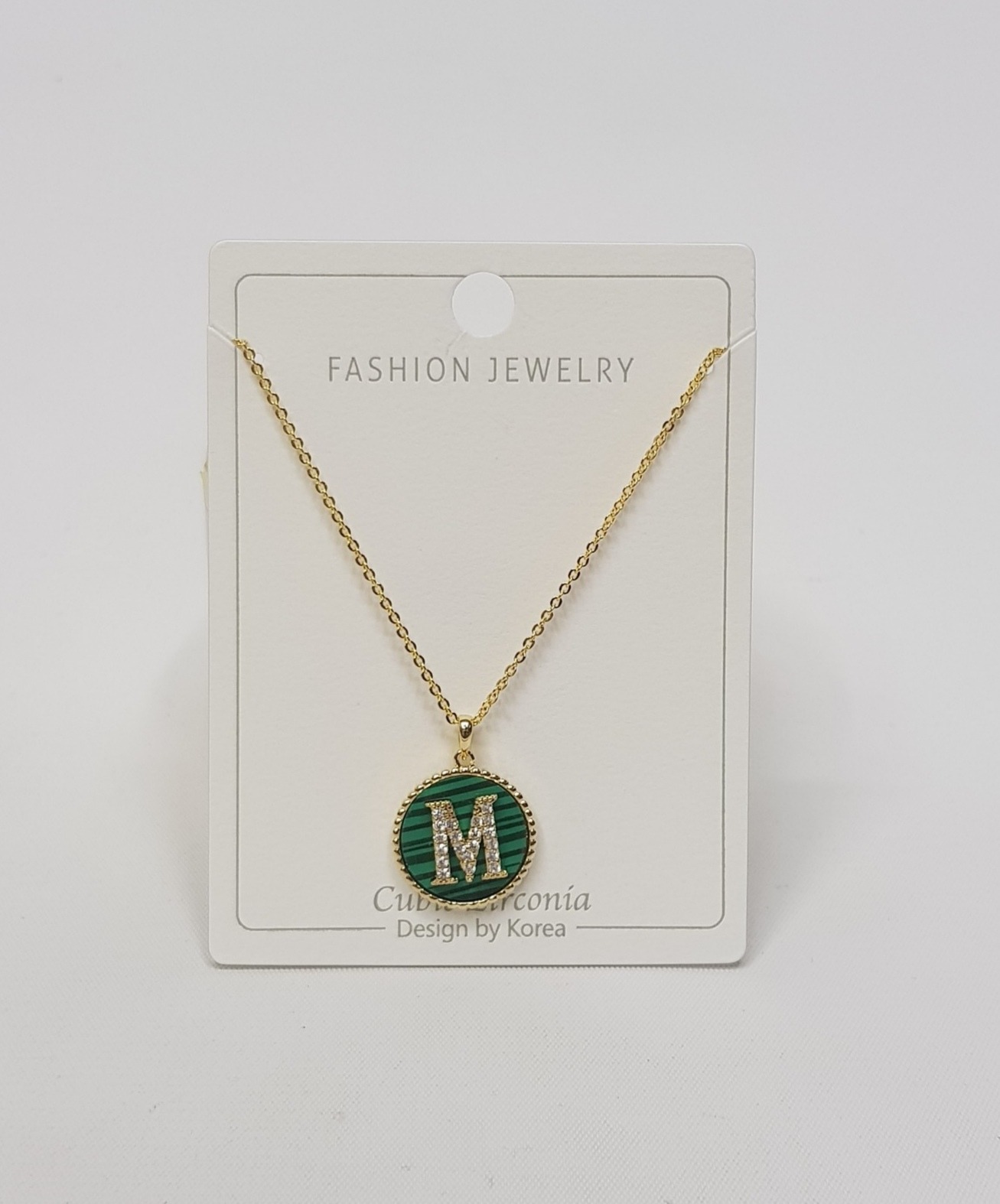 Initial Letter Necklace M