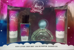 Lovely Dream Box Body Lotion. Body Mist. Shower Gel. Eau De Parfum (4PcsX50ML)