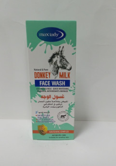 Max Lady Donkey Milk FACE Wash (1×125ML)