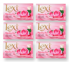 6Pcs Lexi  Rose & Milk (6 x 85 g)