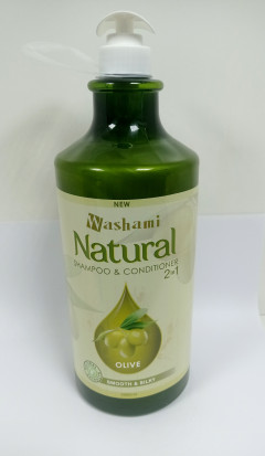 Washami Natural Shampoo and Conditioner Olive Smooth and silky (2080ml)