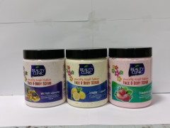 3 PCS BEAUTY CLINIC FACE AND BODY SCRUB  ASSORTED (3X1000 ML)