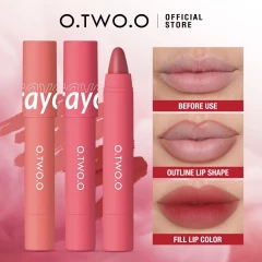 O.TWO.O  Velvet Mist Lipstick Matte Crayon Lip Pen