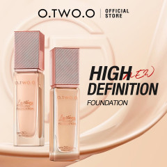 O.TWO.O  Wear Foundation 24H Haute All Day Coverage Lightweight Smooth Couture Matte Makeup