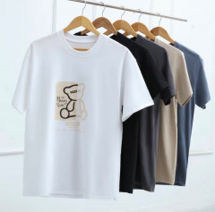 [BKK][PEG][88-150-0]Casual T-Shirt for Men and Women, Made from 100% Pure Cotton, Soft and Comfortable,