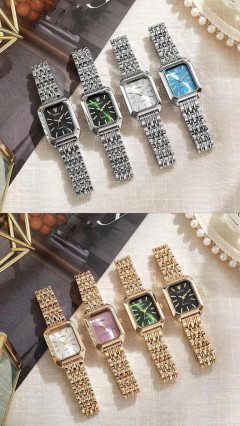 [AI16] GUOKE Ladies Watch Light Luxury Stainless Steel Strap Ladies Business Watch