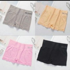 [AI18] 4PCS Athletic Short Shaping Stretch Women's Pants Seamless High Waist Underwear Cotton