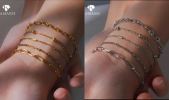 [AI47] KAMASSI BUY 1 GET 4 FREE STAINLESS STEEL FASHION DESIGN FOR WOMEN
