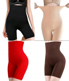 [AI66] WOMENS HIGH WAIST SEAMLESS SHAPEWEAR PANTIES, HIP LIFT BODY PLUS SIZE