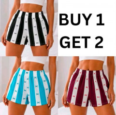 [AI92] BUY 1 GET 2 RIBBON SHORTS CREPE FABRIC