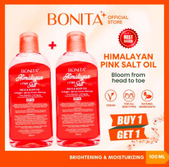 [AI96] BUY 1 GET 1 BONITA HIMALAYAN PINK SALT OIL SPF 30 ORGANIC FACE & BODY CARE